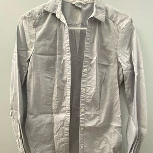 Grey Polka Dot Blouse